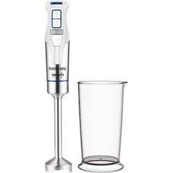 Batidora de Mano Turbomix-1200ACC con Varilla Monta Claras, Picadora y 4 Cuchillas de Acero