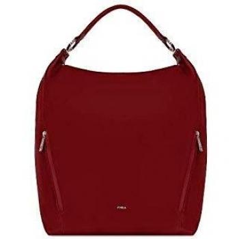 Furla - Bolso al hombro de Cuero para mujer Rojo Cereza S