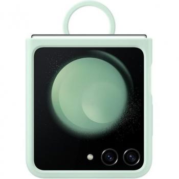 Samsung Funda de Silicona con Anillo Menta para Galaxy Z Flip5 (EF-PF731TMEGWW)