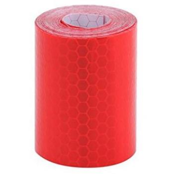 calistouk 100 cmx5 cm/40inx2inch strip-style de alerta para coche, tiras reflectantes Pegatinas Decoración Película seguro motocicleta Reflect de coches de bebé seguridad