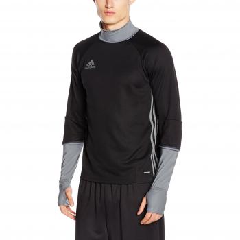 adidas Con16 TRG Camiseta, Hombre, Negro/Griosc, 2XL