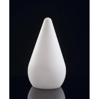 Lámpara de sobremesa Palma 1 bombilla E27 Outdoor IP65, blanco ópalo