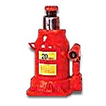 Gato de botella JBM 50823 - 20 toneladas, capacidad de carga de 20 toneladas, diseño compacto y portátil, construido en acero resistente, ideal para levantar vehículos y maquinaria pesada