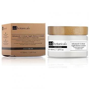 Dr Botanicals DBANDC - Crema detox avanzada de noche, 12 horas, 50 ml