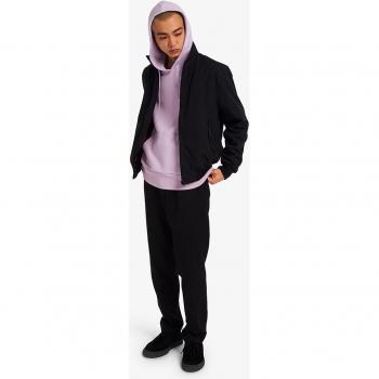 Fred Perry Men's Made In England Black Harrington Jacket with Trim and Pockets