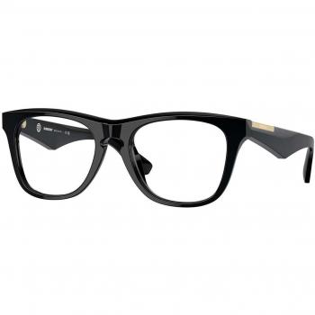 Burberry BE2409F Asian Fit 3001 Men's Eyeglasses Black Size 53 (Frame Only) - Blue Light Block Available