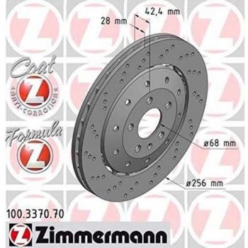 Zimmermann 100.3370.70 Disco de freno