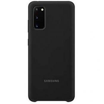 Samsung - Funda de silicona para Galaxy S20, negro