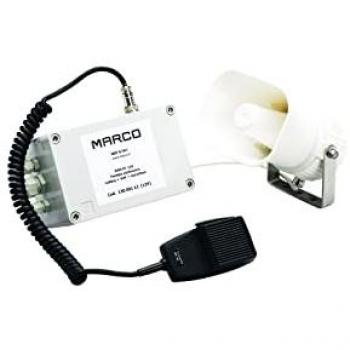 Tromba Electrónica 112 dB 12V con Micrófono y Resistencia al Agua IP67