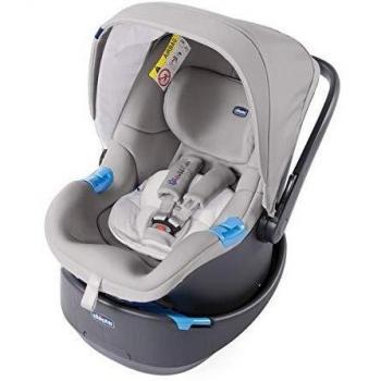 Chicco 07079132840000 - Oasys 0+ - silla de coche grupo 0 con sistema de alarma bebècare, color gris