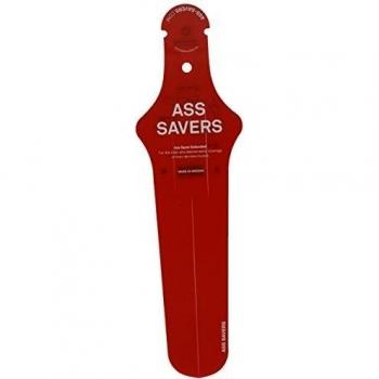 Ass Savers Extended - Guardabarros para bicicletas, color rojo, talla 37 cm