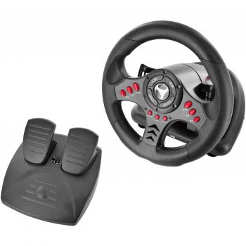 Multi-Platform Gaming Racing Wheel with Pedal Set for PS4, Xbox One and PC