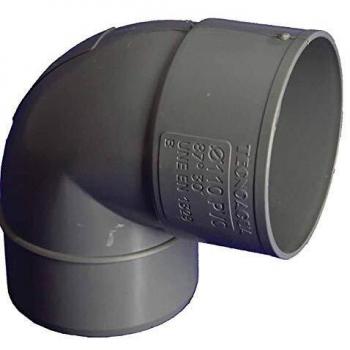 Hidrotecnoagua accesorios de pvc - Codo macho-hembra 87º diámetro 75