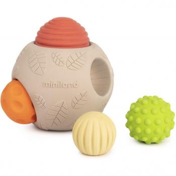 Pelotas sensoriales ecológicas MINILAND - 5 en 1