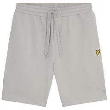 Lyle & Scott Cotton Jersey Mid-Grey Sweat Shorts