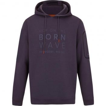 Sudadera con capucha de hombre Waikato Born Living Yoga azul oscuro - XL
