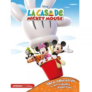 La Casa De Mickey Mouse 1. Libro Educativo Con Actividades Y Pegatinas