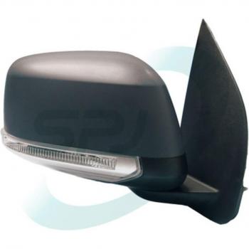 Retrovisor exterior SPJ E-2451 - Espejo retrovisor de diseño aerodinámico, ajuste manual, con cristal convexo para mayor visibilidad, compatible con diversos modelos de vehículos, fabricado en materiales resistentes a impactos y condiciones