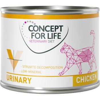 Concept for Life Veterinary Diet Urinary Chicken for Cats - Economy Pack: 24 x 200 g