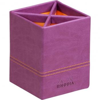Cubilete Rhodia 318910C Rhodiarama HomeOffice Violeta 8x8x11