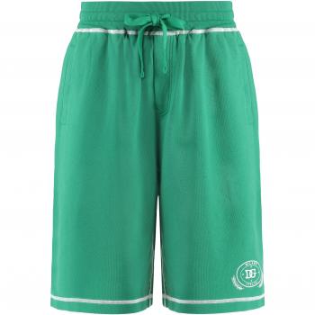 Dolce & Gabbana Men's Cotton Bermuda Shorts in Green, Size 48, GP08BZG7NON Color V0403