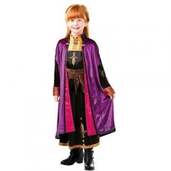Frozen 2 Deluxe Disfraz Anna Travel, M, Multicolor,