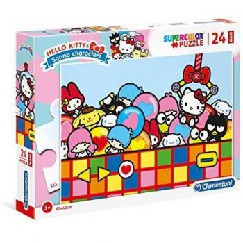 Clementoni- Maxi Puzzle 24 Piezas Hello Kitty