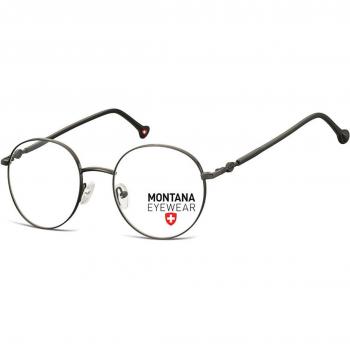 Montana Eyewear MM587 MM587E Armazones para Hombre Negros con lentes recetados