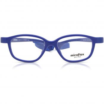 Miraflex MF4007 Kids' Blue Eyeglasses Size 48 - Prescription Ready with Blue Light Block