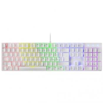 Teclado Mecánico RGB Mars Gaming MK422 Blanco con Switch Marrón y Antighosting (Idioma Italiano)