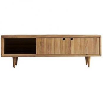 Mueble para TV Jonàk de teca maciza 140 cm