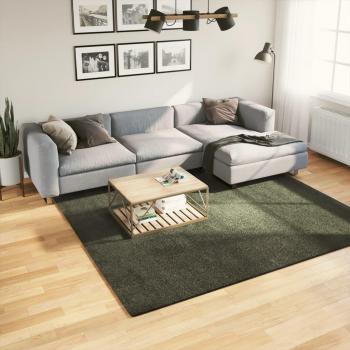 Alfombra de pelo corto suave lavable HUARTE 240x240 cm Color Beige, Crema, Arena y más Alfombras de área para Sala de Estar Dormitorio Habitación Salón
