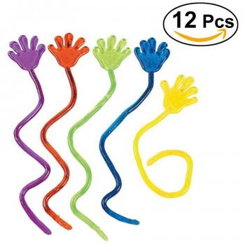 TOYMYTOY Sticky Sticky Fingers manos escalada Palmas pegajosas jalea manos juguete 12pcs