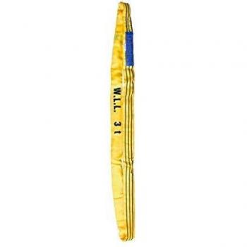 Elingue redonda textil Levac amarilla 2 m - Capacidad de carga 3 T - Relación de trabajo 7:1 - EN1492-2