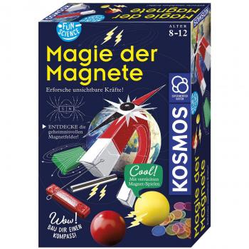 KOSMOS - Fun Science - Magia de los Imánes, Kit de Experimentos para Niños a Partir de 8 Años, Incluye Compás y Juegos Magnéticos