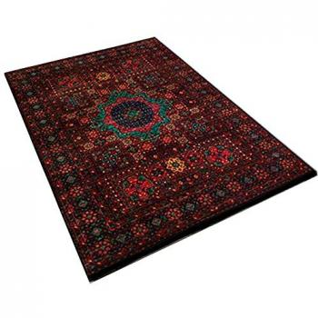 Alfombra de Poliéster Estampada Multicolor 80 x 120cm Diseño Único