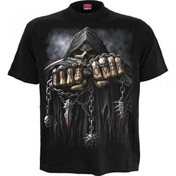 Spiral Kids Game Over Black T-Shirt for Boys (Sizes 116/122 to 176)