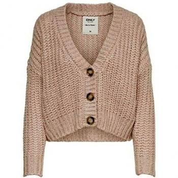 Only Cardigan Mujer Large Rosa