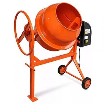 Hormigonera Acero Color Naranja 140 L 650 W
