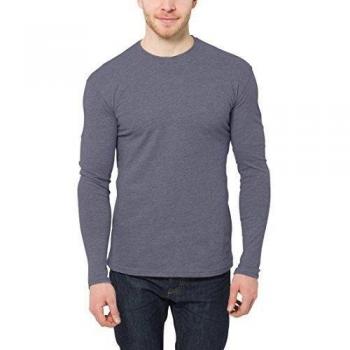 Lower East LE133, Camisa Manga Larga Hombre, Azul