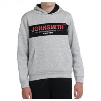 Sudadera con Gorro John Smith Buna Gris Medio Unisex 12 Años