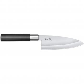 Cuchillo deba de 15 cm KAI Wasabi Black 6715D