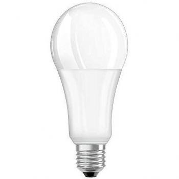 OSRAM Dimmable LED Bulb E27, 20W (Equivalent to 150W), Warm White (2700K), Opal Finish, 2452 Lumens