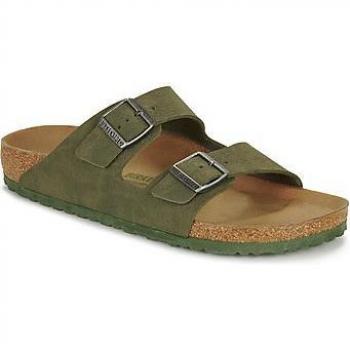 Sandalias Birkenstock Arizona Linea Vegana para hombre - Verde Talla 42