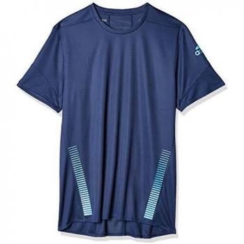 adidas 25/7 tee Runr Camiseta de Manga Corta, Hombre, Tech Indigo, S