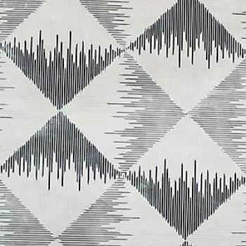 Arthouse Aztec Geometric Mono Wallpaper 10.05m x 53cm, Black And White Diamond Design, Non-Woven Material