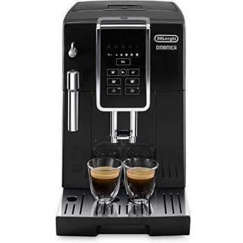 De'Longhi Perfetto Dinamica Ecam350.15.B - Cafetera superautomática, 1450 W, panel control intuitivo táctil lcd, dispositivo de cappuccino, Negro