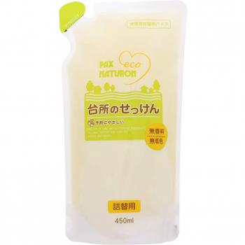 Pax Naturon 100% Organic Additive-Free Kitchen Soap Refill 450ml