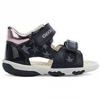 Sandalias de Niña Geox Nicely Azul-Pink B0238A 01002