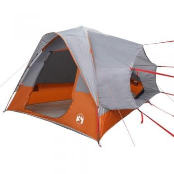 Tienda de campaña de coche para 4 personas impermeable gris-naranja